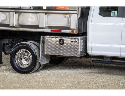 Buyers Products 36-in x 18-in x 18-in Diamond Tread Aluminum Underbody Truck Box with 3-Point Latch - 1735105