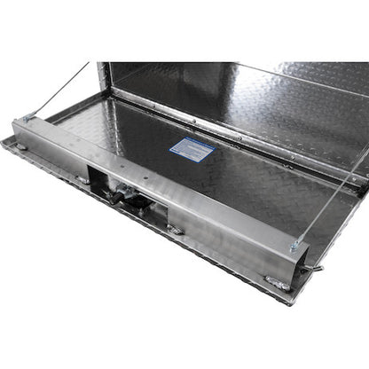 Buyers Products 36-in x 18-in x 18-in Diamond Tread Aluminum Underbody Truck Box with 3-Point Latch - 1735105