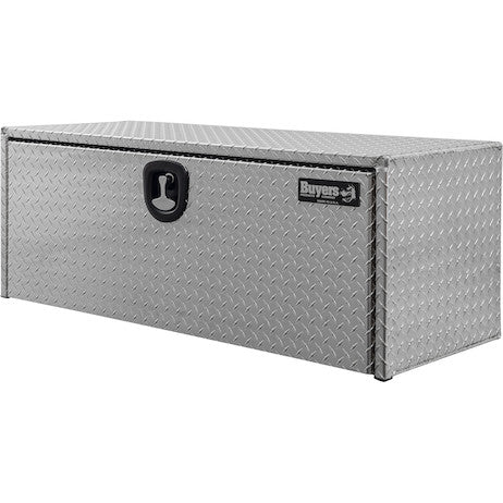 Buyers Products 48-in x 18-in x 18-in Diamond Tread Aluminum Underbody Truck Box with 3-Point Latch - 1735110