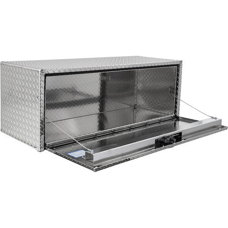 Buyers Products 48-in x 18-in x 18-in Diamond Tread Aluminum Underbody Truck Box with 3-Point Latch - 1735110
