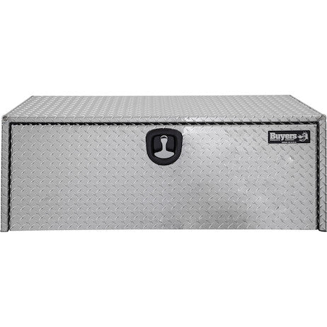 Buyers Products 48-in x 18-in x 18-in Diamond Tread Aluminum Underbody Truck Box with 3-Point Latch - 1735110