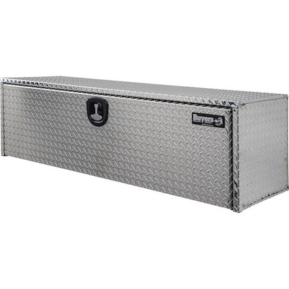 Buyers Products 18x18x60-in Diamond Tread Aluminum Underbody Truck Box with 3-Pt. Latch - 1735115
