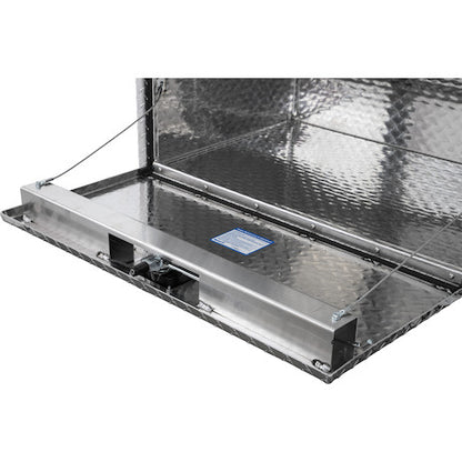 Buyers Products 36-in x 18-in x 24-in Diamond Tread Aluminum Underbody Truck Box with 3-Point Latch - 1735119