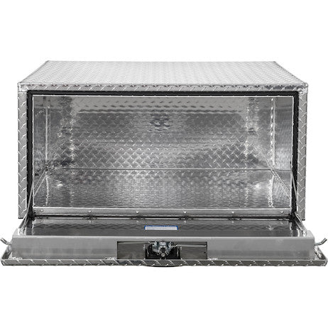 Buyers Products 36-in x 18-in x 24-in Diamond Tread Aluminum Underbody Truck Box with 3-Point Latch - 1735119