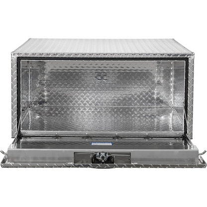 Buyers Products 36-in x 18-in x 24-in Diamond Tread Aluminum Underbody Truck Box with 3-Point Latch - 1735119