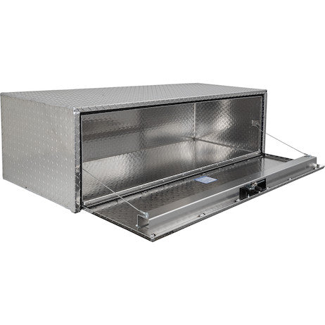 Buyers Products 48-in x 18-in x 24-in Diamond Tread Aluminum Underbody Truck Box with 3-Point Latch - 1735120