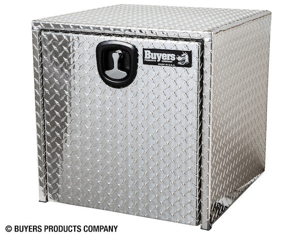 Buyers Products 24-in x 24-in x 24-in Diamond Tread Aluminum Underbody Truck Box with 3-Point Latch - 1735130