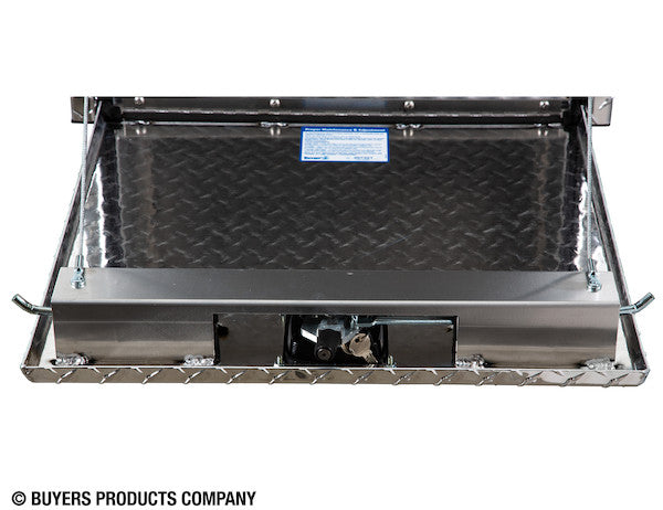 Buyers Products 24-in x 24-in x 24-in Diamond Tread Aluminum Underbody Truck Box with 3-Point Latch - 1735130