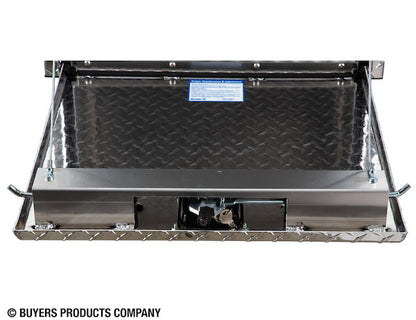 Buyers Products 24-in x 24-in x 24-in Diamond Tread Aluminum Underbody Truck Box with 3-Point Latch - 1735130