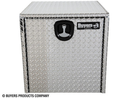 Buyers Products 24-in x 24-in x 24-in Diamond Tread Aluminum Underbody Truck Box with 3-Point Latch - 1735130