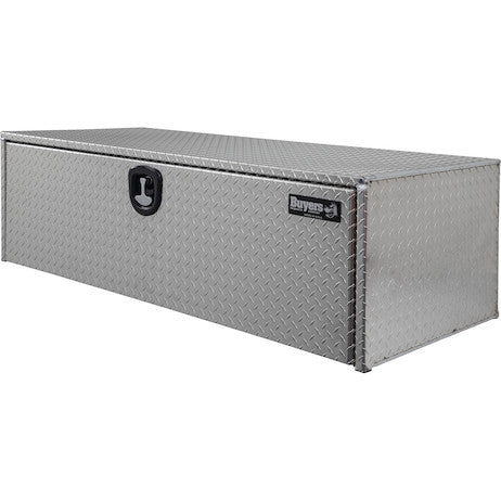 Buyers Products 60-in x 24-in x 24-in Diamond Tread Aluminum Underbody Truck Box with 3-Point Latch - 1735145