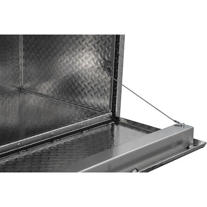 Buyers Products 60-in x 24-in x 24-in Diamond Tread Aluminum Underbody Truck Box with 3-Point Latch - 1735145