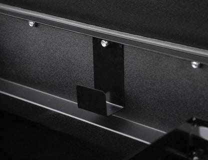 Buyers Products 71-in x 23-in x 20-in Gloss Black Diamond Tread Aluminum Crossover Truck Tool Box - 1729415