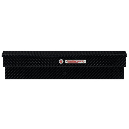 Weather Guard Side Mount Tool Box 56x17x13 Gloss Black Aluminum Standard Model 174-5-04