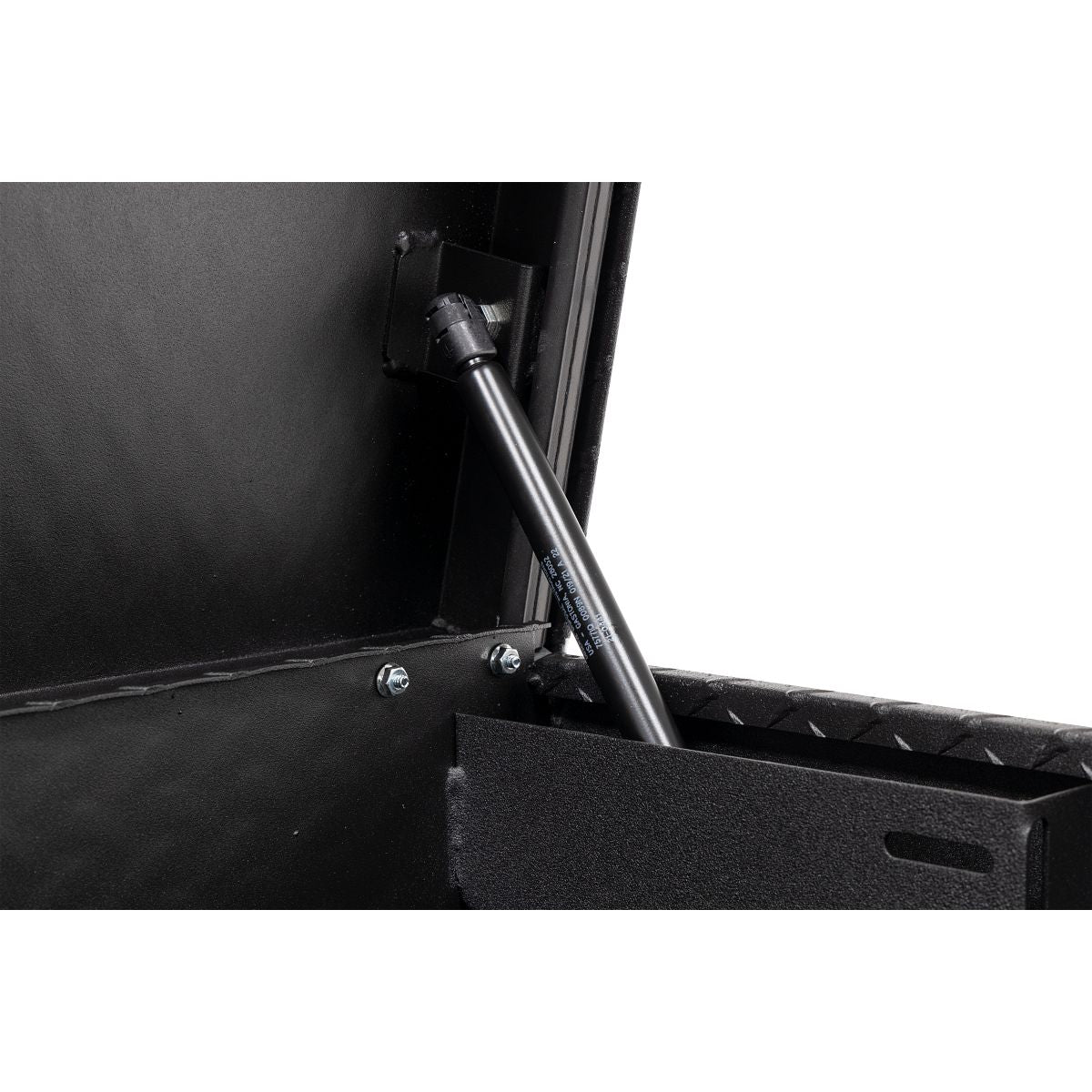 Weather Guard Side Mount Tool Box 56x17x13 Textured Matte Black Aluminum Standard Model 174-52-04