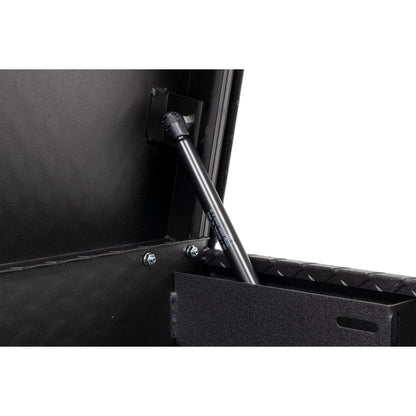 Weather Guard Side Mount Tool Box 56x17x13 Textured Matte Black Aluminum Standard Model 174-52-04