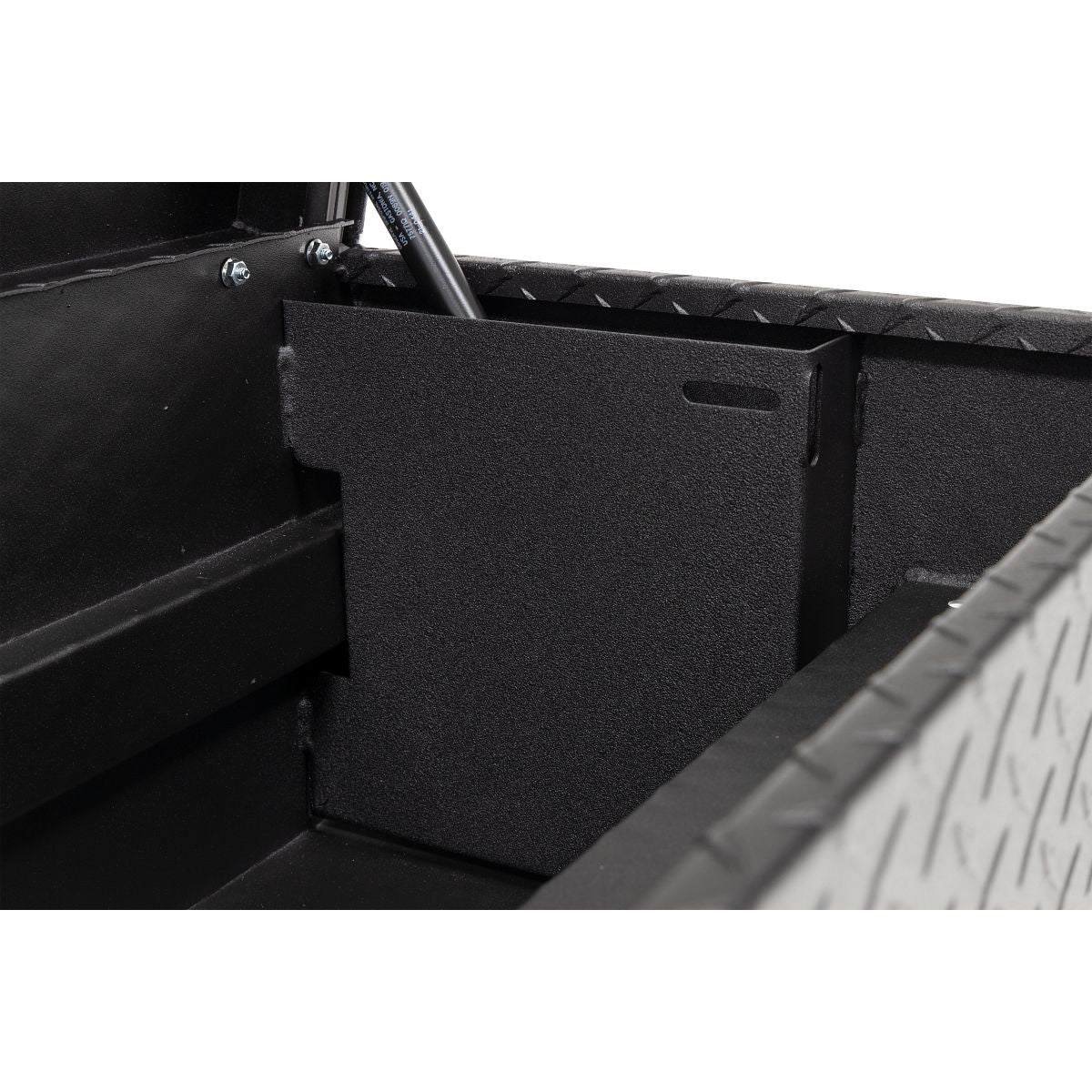Weather Guard Side Mount Tool Box 56x17x13 Textured Matte Black Aluminum Standard Model 174-52-04