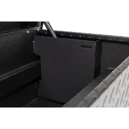 Weather Guard Side Mount Tool Box 56x17x13 Textured Matte Black Aluminum Standard Model 174-52-04