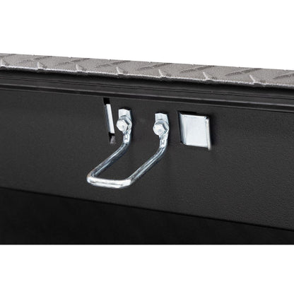 Weather Guard Side Mount Tool Box 56x17x13 Textured Matte Black Aluminum Standard Model 174-52-04