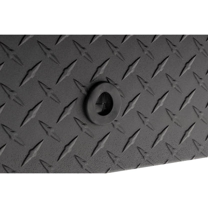 Weather Guard Side Mount Tool Box 56x17x13 Textured Matte Black Aluminum Standard Model 174-52-04