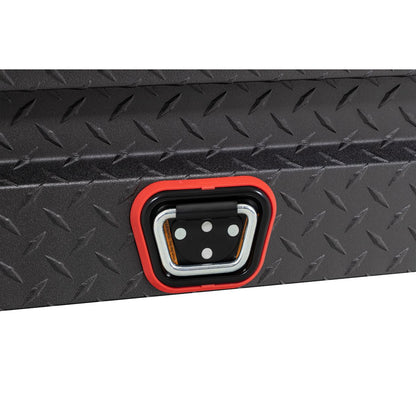 Weather Guard Side Mount Tool Box 56x17x13 Textured Matte Black Aluminum Standard Model 174-52-04