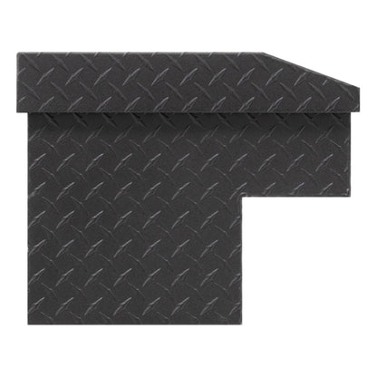 Weather Guard Side Mount Tool Box 56x17x13 Textured Matte Black Aluminum Standard Model 174-52-04