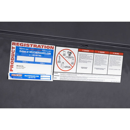 Weather Guard Side Mount Tool Box 56x17x13 Gun Metal Gray Aluminum Standard Model 174-6-04