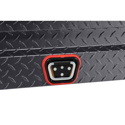 Weather Guard Side Mount Tool Box 56x17x13 Gun Metal Gray Aluminum Standard Model 174-6-04