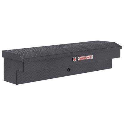 Weather Guard Side Mount Tool Box 56x17x13 Gun Metal Gray Aluminum Standard Model 174-6-04