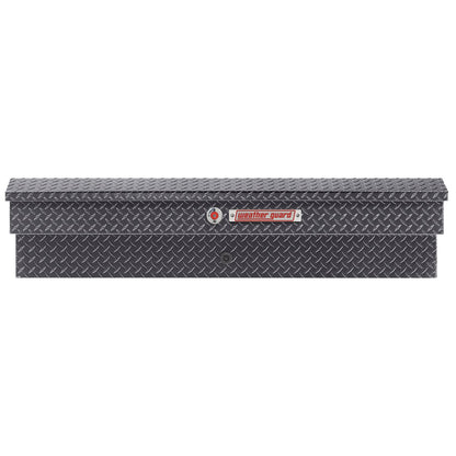 Weather Guard Side Mount Tool Box 56x17x13 Gun Metal Gray Aluminum Standard Model 174-6-04