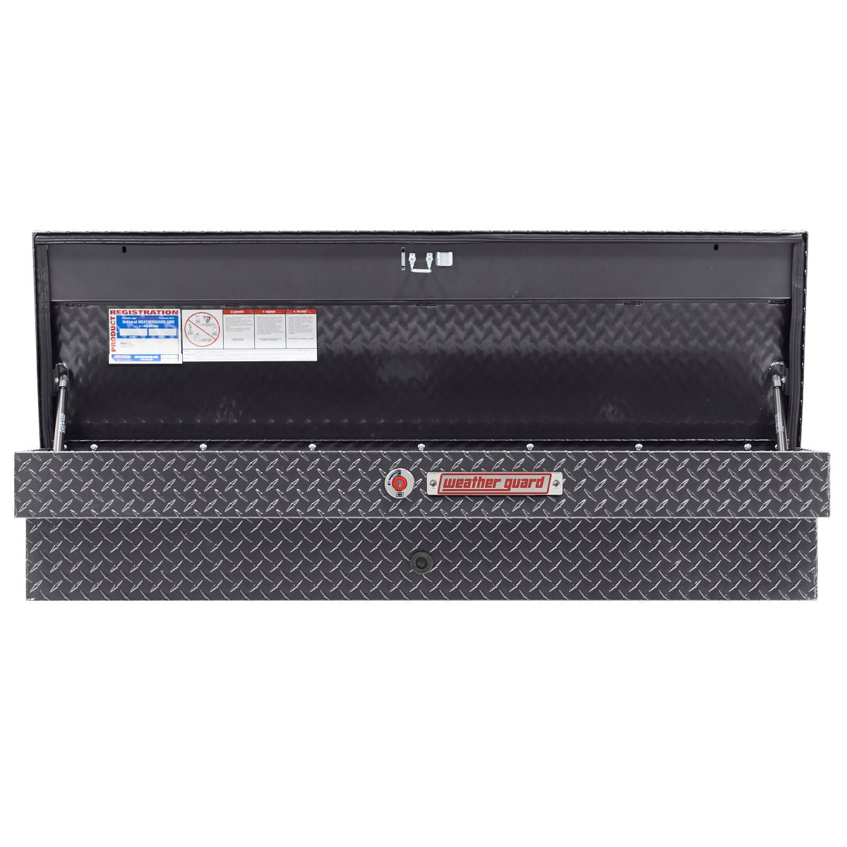 Weather Guard Side Mount Tool Box 56x17x13 Gun Metal Gray Aluminum Standard Model 174-6-04