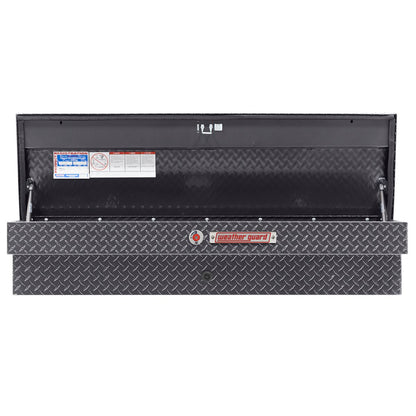Weather Guard Side Mount Tool Box 56x17x13 Gun Metal Gray Aluminum Standard Model 174-6-04