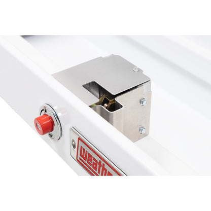 Weather Guard Side Mount Tool Box 56x17x13 White Steel Standard Model 175-3-04