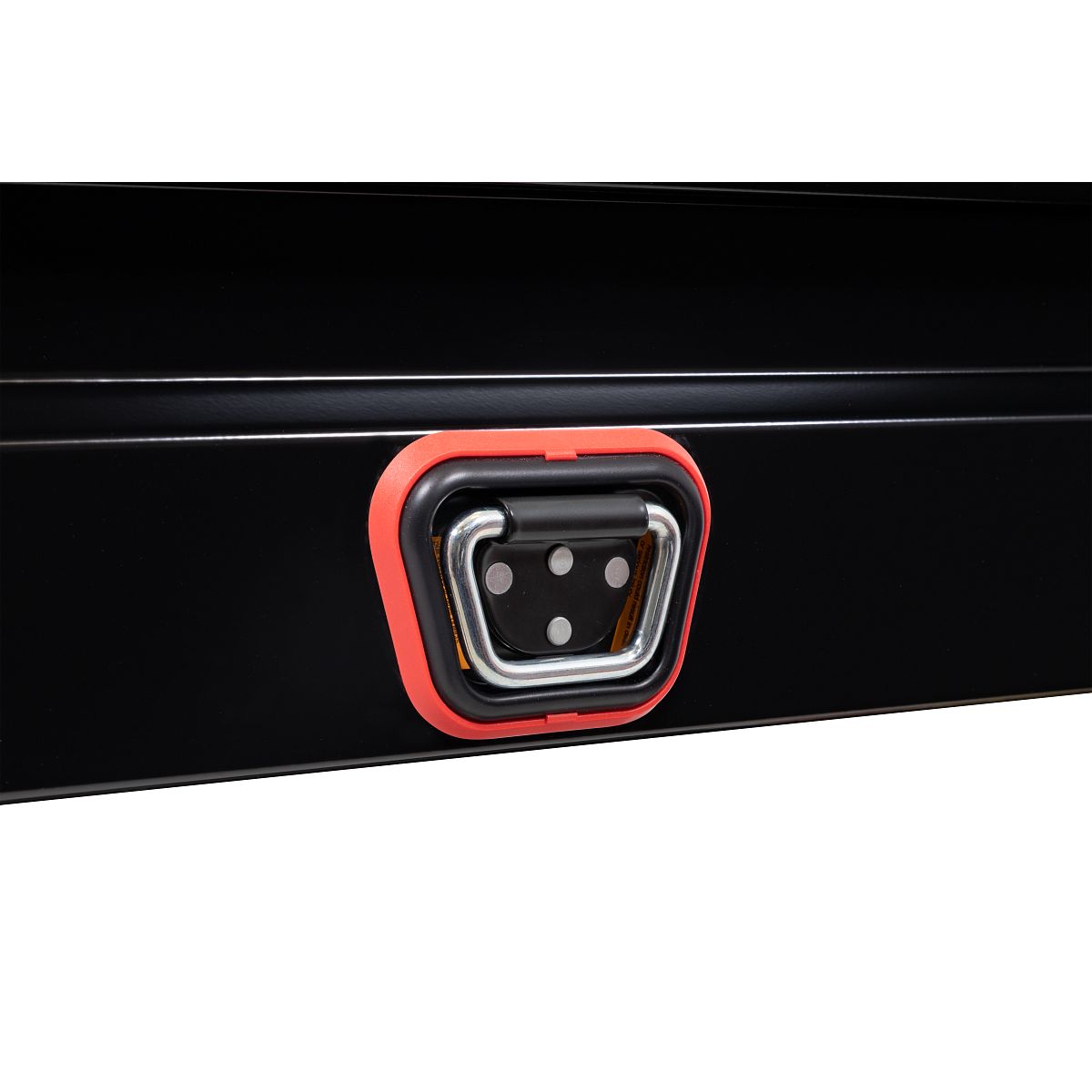 Weather Guard Side Mount Tool Box 56x17x13 Gloss Black Steel Standard Model 175-5-04