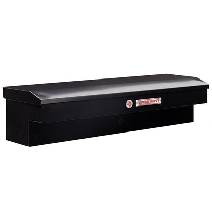 Weather Guard Side Mount Tool Box 56x17x13 Gloss Black Steel Standard Model 175-5-04