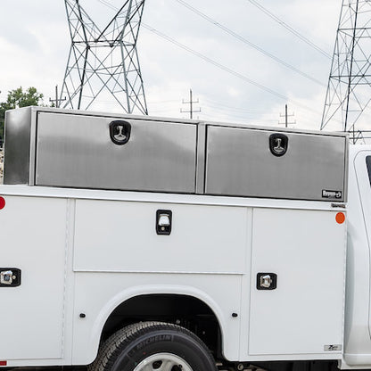 Buyers Products 88-in x 16-in x 13-in Smooth Aluminum Topsider Truck Box - 1751656