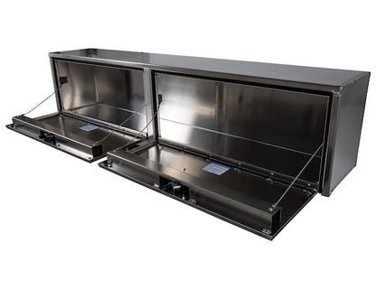 Buyers Products 88-in x 18-in x 16-in Smooth Aluminum Topsider Truck Box - 1751664