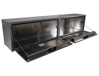 Buyers Products 88-in x 18-in x 16-in Smooth Aluminum Topsider Truck Box - 1751664