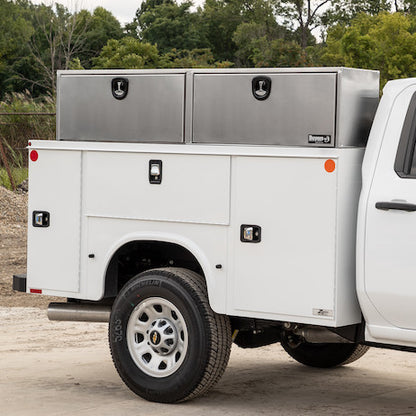 Buyers Products 88-in x 18-in x 16-in Smooth Aluminum Topsider Truck Box - 1751664