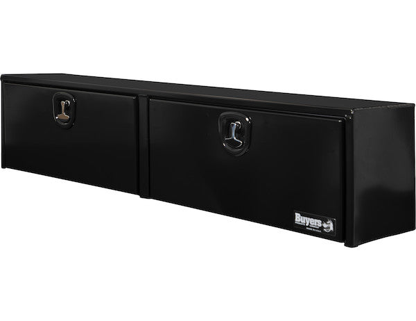 Buyers Products 72-in x 16-in x 13-in Black Smooth Aluminum Topsider Truck Box - 1752151