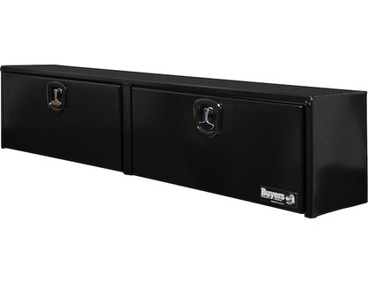 Buyers Products 72-in x 16-in x 13-in Black Smooth Aluminum Topsider Truck Box - 1752151
