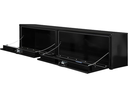 Buyers Products 72-in x 16-in x 13-in Black Smooth Aluminum Topsider Truck Box - 1752151