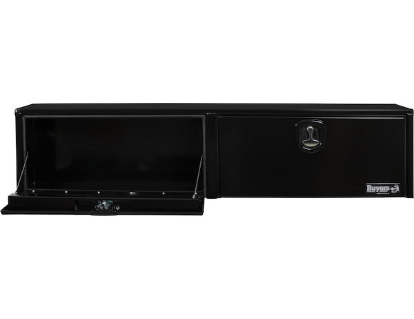 Buyers Products 72-in x 16-in x 13-in Black Smooth Aluminum Topsider Truck Box - 1752151