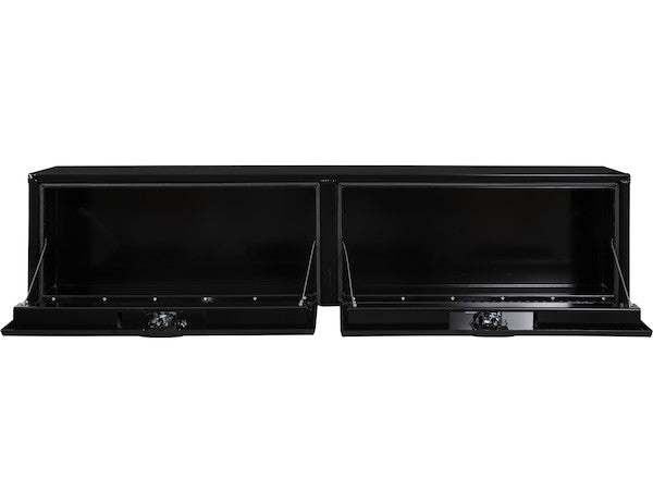 Buyers Products 72-in x 16-in x 13-in Black Smooth Aluminum Topsider Truck Box - 1752151