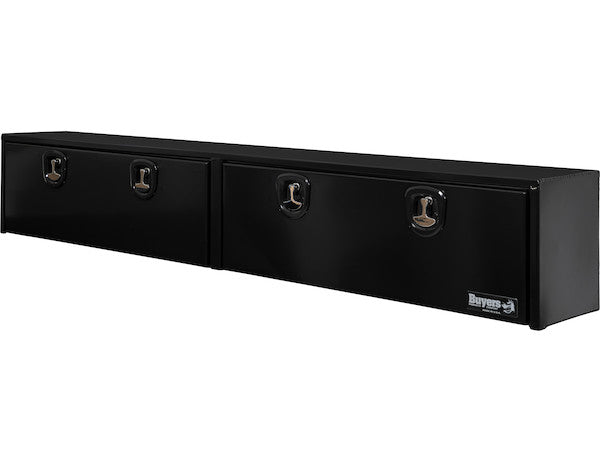 Buyers Products 96-in x 16-in x 13-in Black Smooth Aluminum Topsider Truck Box - 1752161