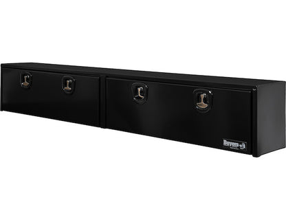 Buyers Products 96-in x 16-in x 13-in Black Smooth Aluminum Topsider Truck Box - 1752161