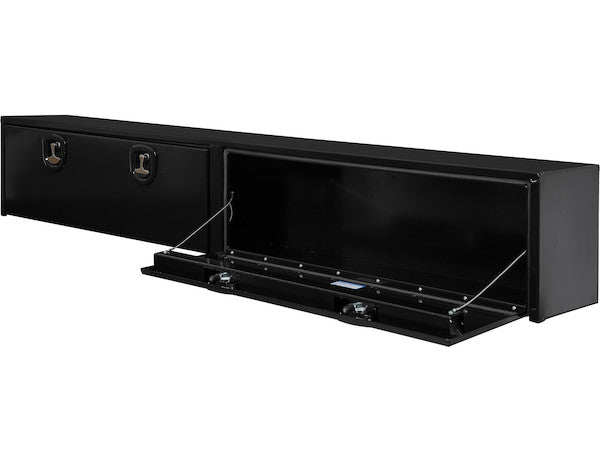 Buyers Products 96-in x 16-in x 13-in Black Smooth Aluminum Topsider Truck Box - 1752161