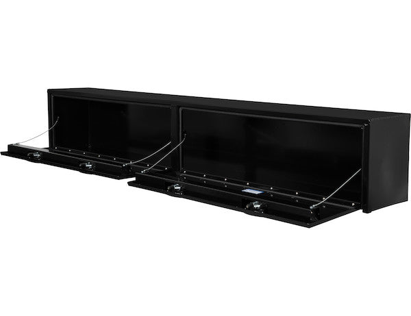Buyers Products 96-in x 16-in x 13-in Black Smooth Aluminum Topsider Truck Box - 1752161