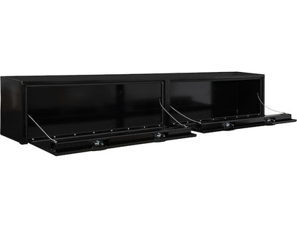 Buyers Products 96-in x 16-in x 13-in Black Smooth Aluminum Topsider Truck Box - 1752161