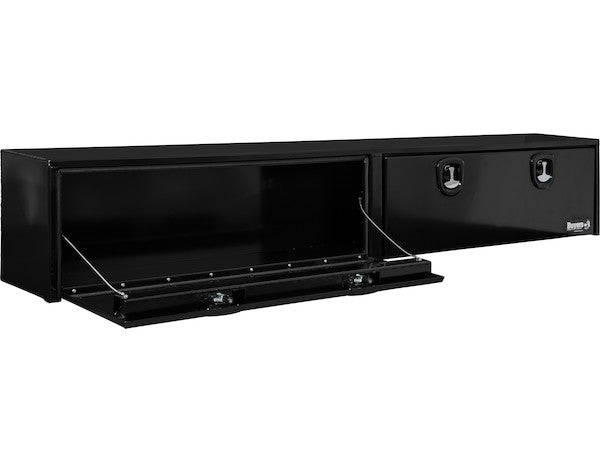 Buyers Products 96-in x 16-in x 13-in Black Smooth Aluminum Topsider Truck Box - 1752161